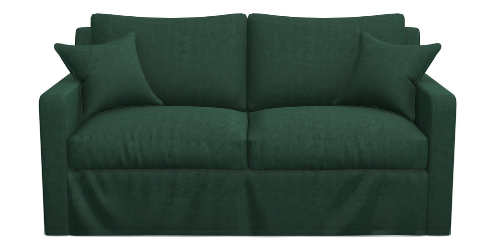 Product photograph of Stopham Sofa Bed 2 5 Seater Sofa Bed In Clever Tough And Eco Velvet - Pine from Sofas and Stuff Limited