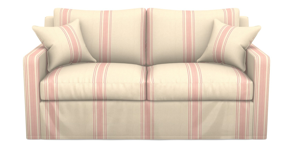 Product photograph of Stopham Sofa Bed 2 5 Seater Sofa Bed In Cloth 22 - Racing Stripes Cheltenham - Cherry from Sofas and Stuff Limited