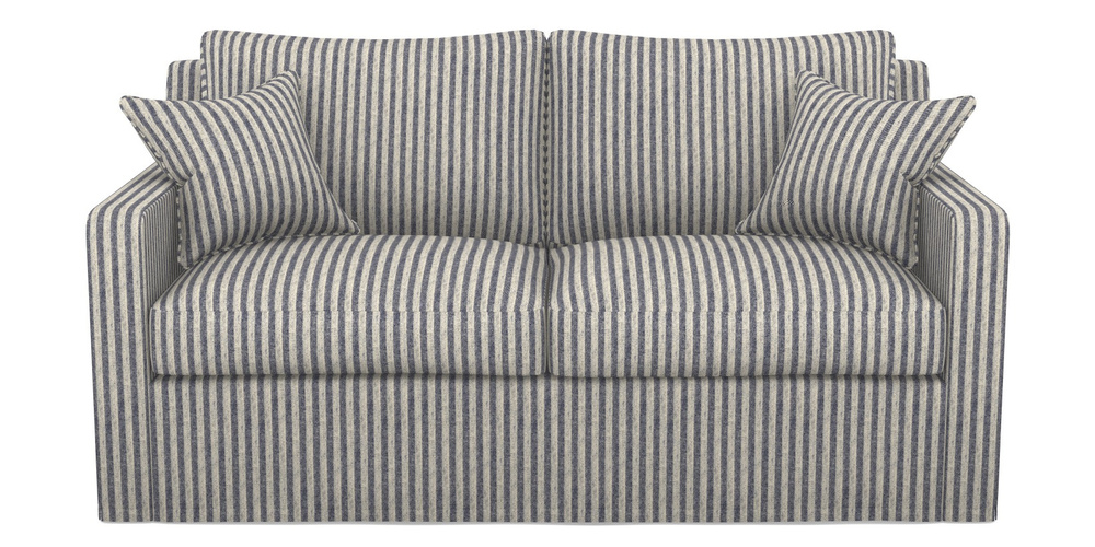 Product photograph of Stopham Sofa Bed 2 5 Seater Sofa Bed In Cloth 22 - Pinstripe - Deep Water from Sofas and Stuff Limited