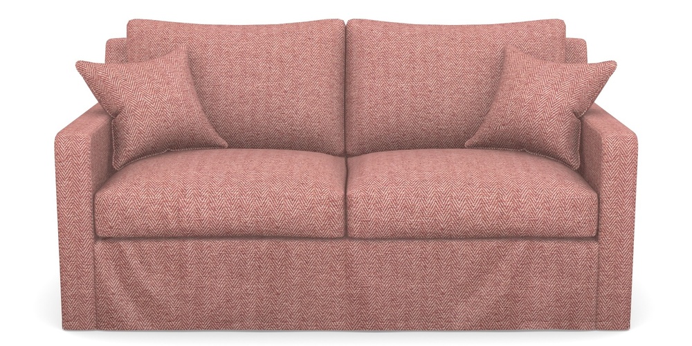 Product photograph of Stopham Sofa Bed 2 5 Seater Sofa Bed In Dundee Herringbone - Rose from Sofas and Stuff Limited