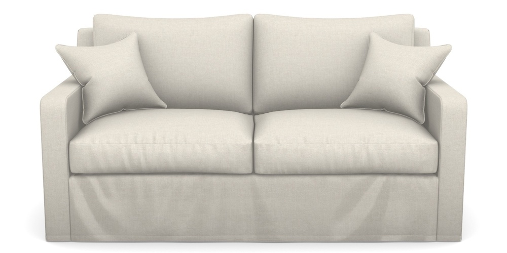 Product photograph of Stopham Sofa Bed 2 5 Seater Sofa Bed In Easy Clean Plain - Chalk from Sofas and Stuff Limited