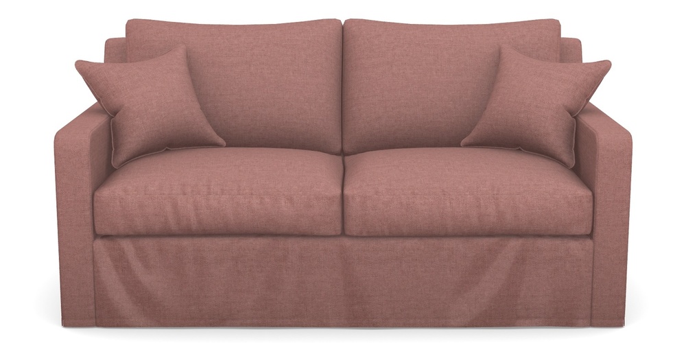 Product photograph of Stopham Sofa Bed 2 5 Seater Sofa Bed In Easy Clean Plain - Rosewood from Sofas and Stuff Limited