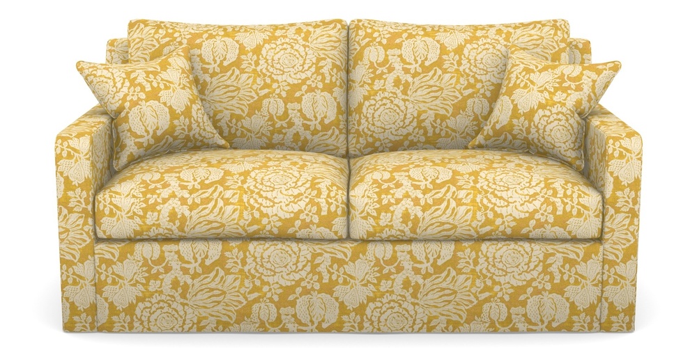 Product photograph of Stopham Sofa Bed 2 5 Seater Sofa Bed In V A Brompton Collection - Flowering Kale - Corn from Sofas and Stuff Limited