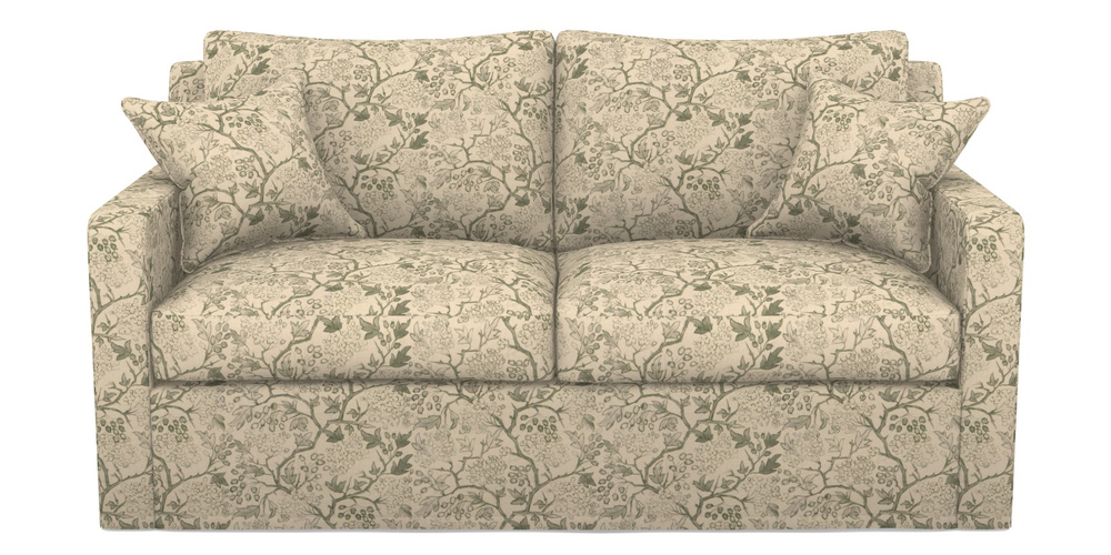 Product photograph of Stopham Sofa Bed 2 5 Seater Sofa Bed In Rhs Collection - Gertrude Jekyll Linen Cotton Blend - Green from Sofas and Stuff Limited