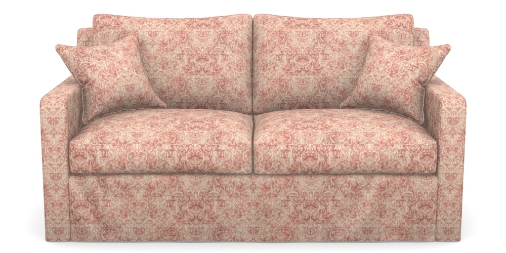 Product photograph of Stopham Sofa Bed 2 5 Seater Sofa Bed In Grace Linen - Brick from Sofas and Stuff Limited