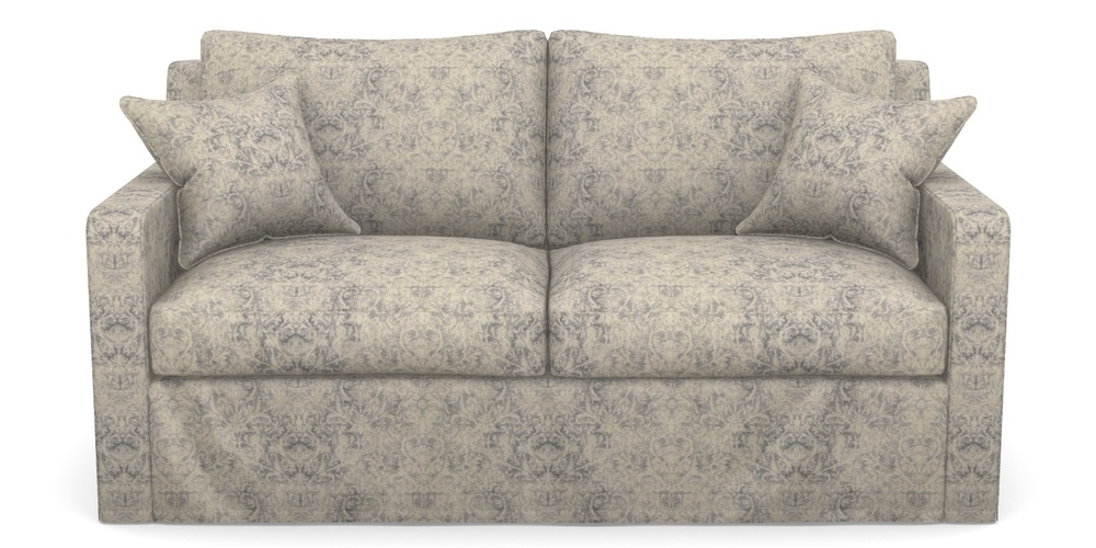 Product photograph of Stopham Sofa Bed 2 5 Seater Sofa Bed In Grace Linen - Sapphire from Sofas and Stuff Limited