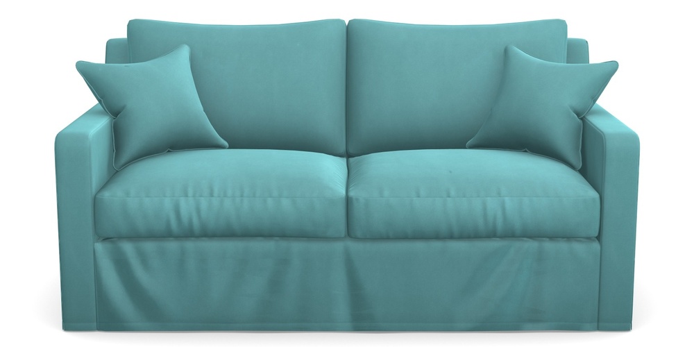 Product photograph of Stopham Sofa Bed 2 5 Seater Sofa Bed In House Clever Velvet - Duck Egg from Sofas and Stuff Limited