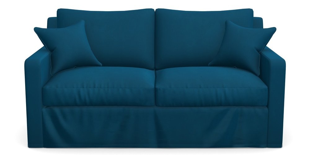 Product photograph of Stopham Sofa Bed 2 5 Seater Sofa Bed In House Clever Velvet - Ocean from Sofas and Stuff Limited