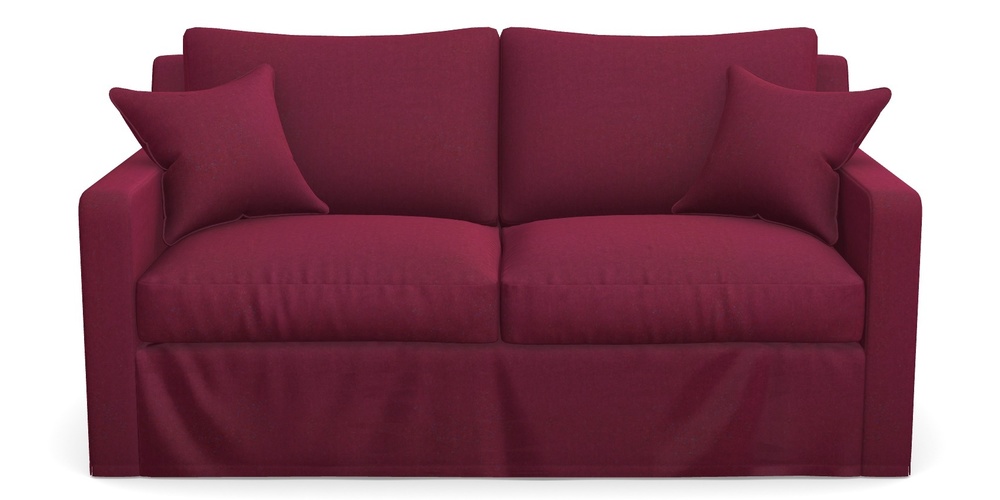 Product photograph of Stopham Sofa Bed 2 5 Seater Sofa Bed In House Velvet - Claret from Sofas and Stuff Limited