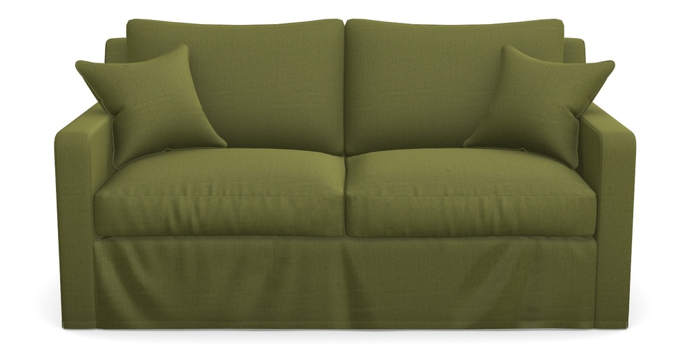 Product photograph of Stopham Sofa Bed 2 5 Seater Sofa Bed In House Velvet - Olive from Sofas and Stuff Limited