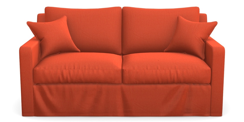 Product photograph of Stopham Sofa Bed 2 5 Seater Sofa Bed In House Velvet - Terracotta from Sofas and Stuff Limited