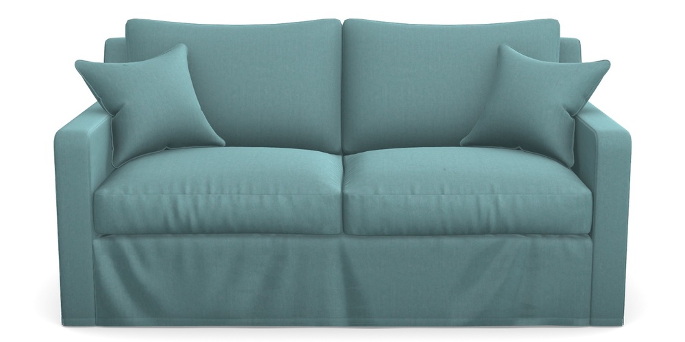 Product photograph of Stopham Sofa Bed 2 5 Seater Sofa Bed In House Velvet - Wedgewood from Sofas and Stuff Limited