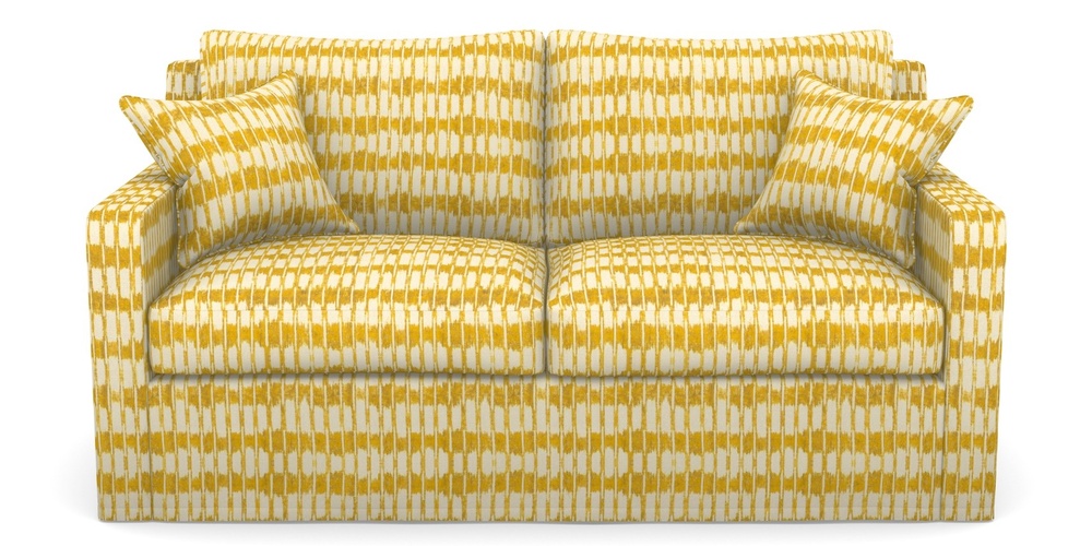 Product photograph of Stopham Sofa Bed 2 5 Seater Sofa Bed In V A Brompton Collection - Ikat - Corn from Sofas and Stuff Limited