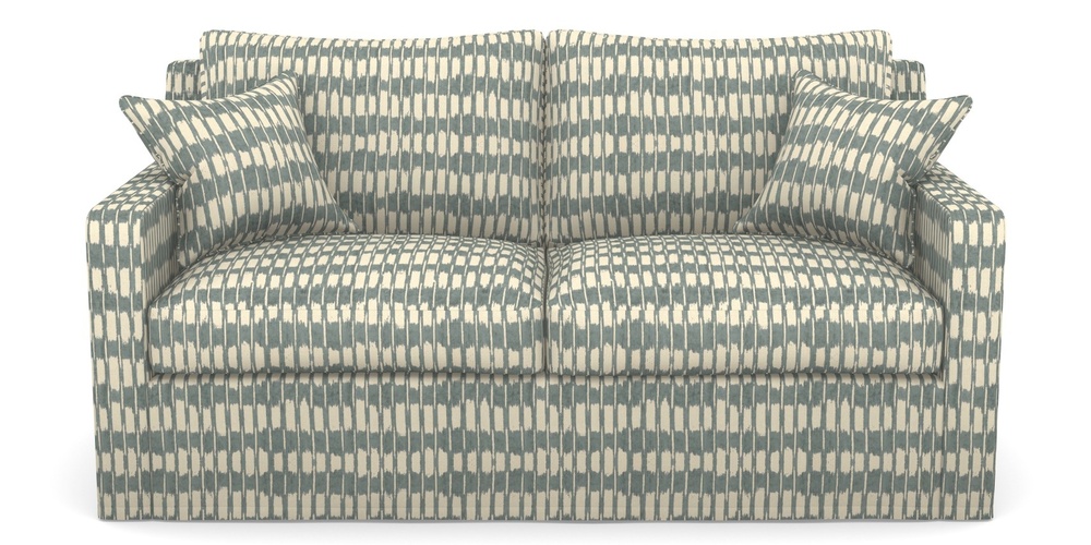 Product photograph of Stopham Sofa Bed 2 5 Seater Sofa Bed In V A Brompton Collection - Ikat - Pebble from Sofas and Stuff Limited