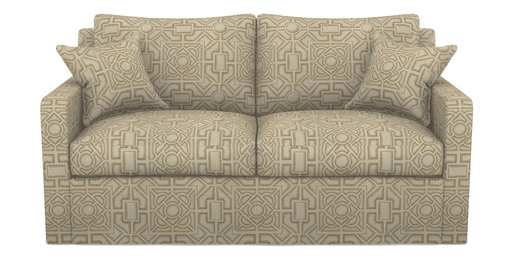 Product photograph of Stopham Sofa Bed 2 5 Seater Sofa Bed In Rhs Collection - Large Knot Garden Linen - Gold from Sofas and Stuff Limited