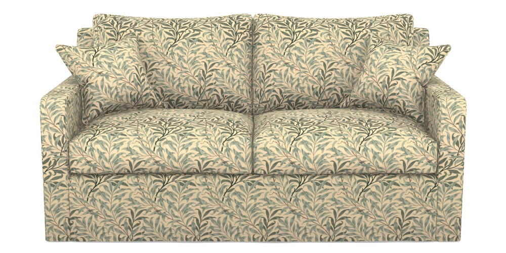 Product photograph of Stopham Sofa Bed 2 5 Seater Sofa Bed In William Morris Collection - Willow Boughs - Cream Pale Green from Sofas and Stuff Limited