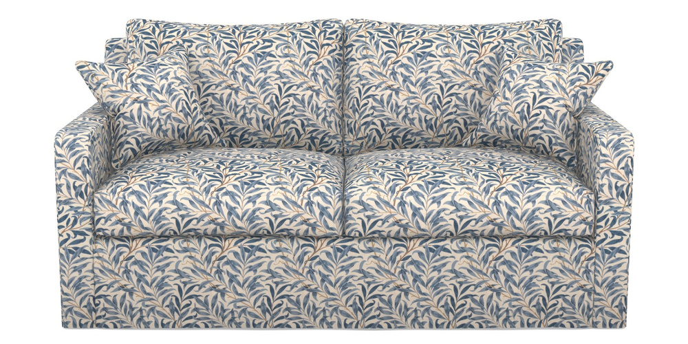 Product photograph of Stopham Sofa Bed 2 5 Seater Sofa Bed In William Morris Collection - Willow Boughs - Woad from Sofas and Stuff Limited