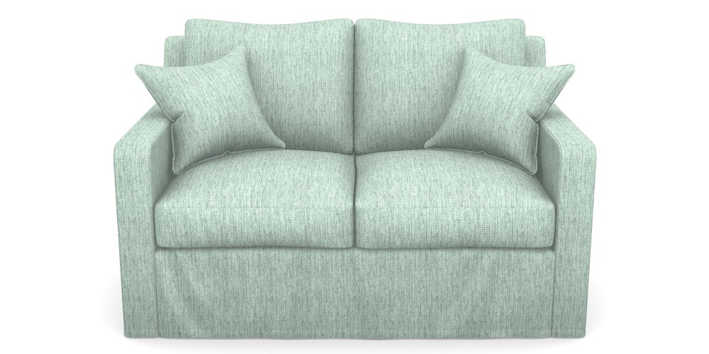 Product photograph of Stopham Sofa Bed 2 Seater Sofa Bed In Aqua Clean Tenby - Duck Egg from Sofas and Stuff Limited