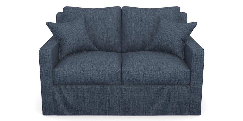 Product photograph of Stopham Sofa Bed 2 Seater Sofa Bed In Aqua Clean Tenby - Navy from Sofas and Stuff Limited