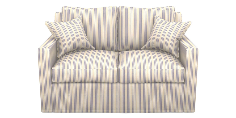 Product photograph of Stopham Sofa Bed 2 Seater Sofa Bed In Cloth 22 - Racing Stripes Ayr - Blueberry from Sofas and Stuff Limited