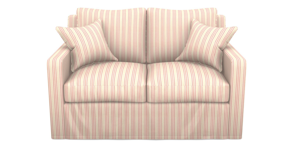 Product photograph of Stopham Sofa Bed 2 Seater Sofa Bed In Cloth 22 - Racing Stripes Ayr - Cherry from Sofas and Stuff Limited