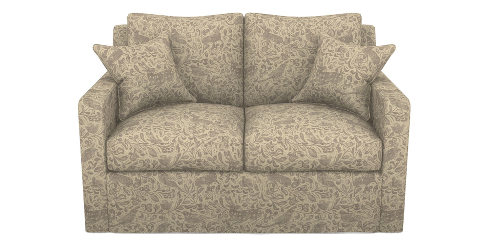 Product photograph of Stopham Sofa Bed 2 Seater Sofa Bed In V A Drawn From Nature - Bird And Rabbit - Grey from Sofas and Stuff Limited