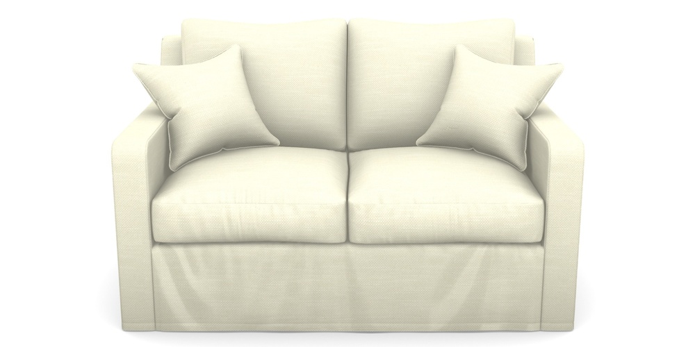 Product photograph of Stopham Sofa Bed 2 Seater Sofa Bed In Basket Weave - Cream from Sofas and Stuff Limited