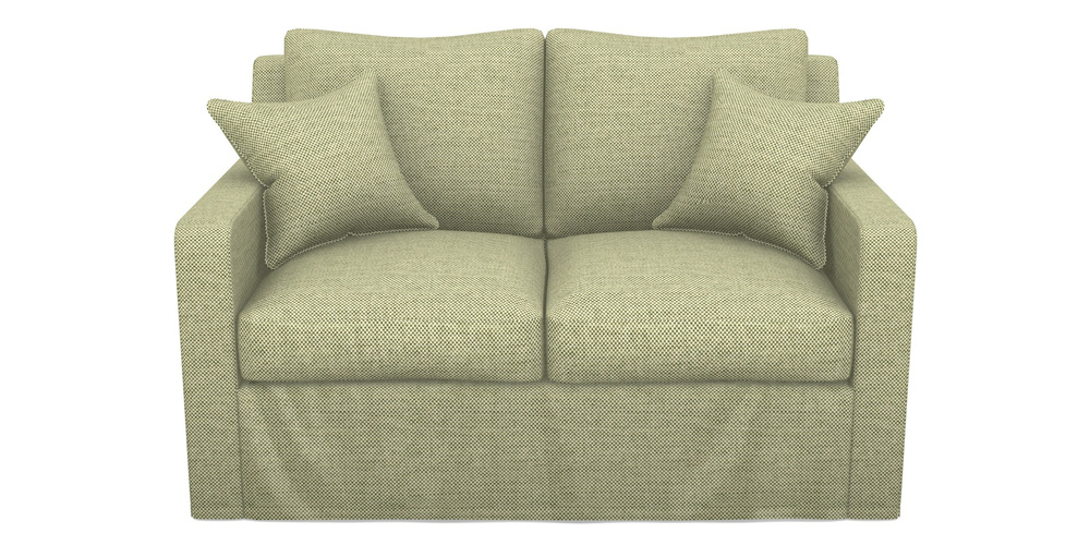 Product photograph of Stopham Sofa Bed 2 Seater Sofa Bed In Basket Weave - Sage from Sofas and Stuff Limited