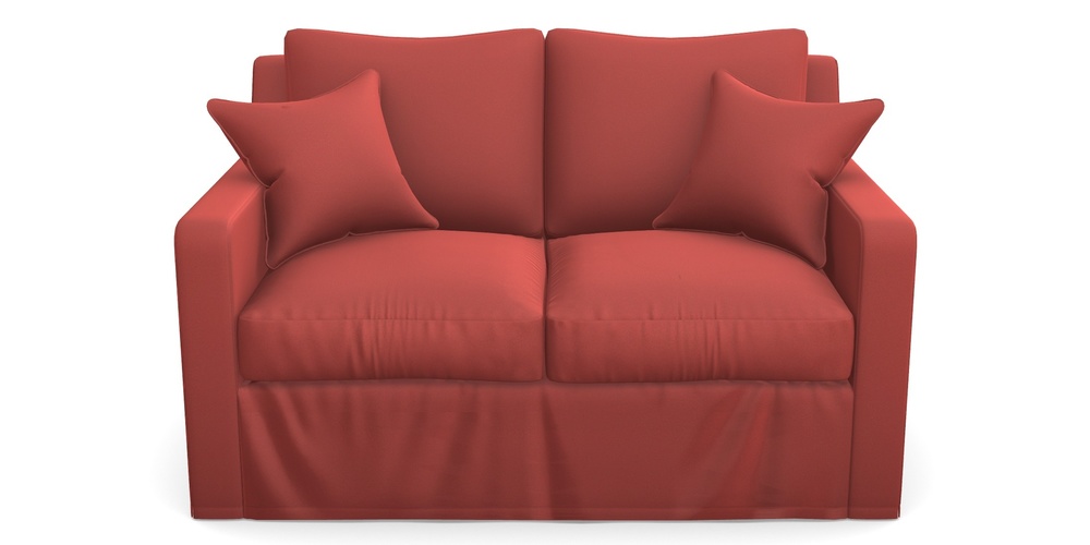 Product photograph of Stopham Sofa Bed 2 Seater Sofa Bed In Clever Glossy Velvet - Scorched Earth from Sofas and Stuff Limited