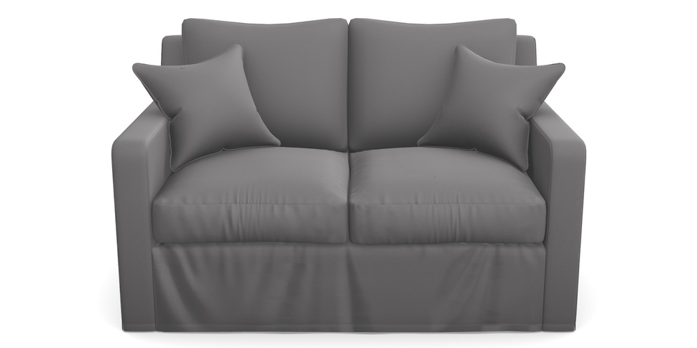 Product photograph of Stopham Sofa Bed 2 Seater Sofa Bed In Clever Glossy Velvet - Shadow from Sofas and Stuff Limited