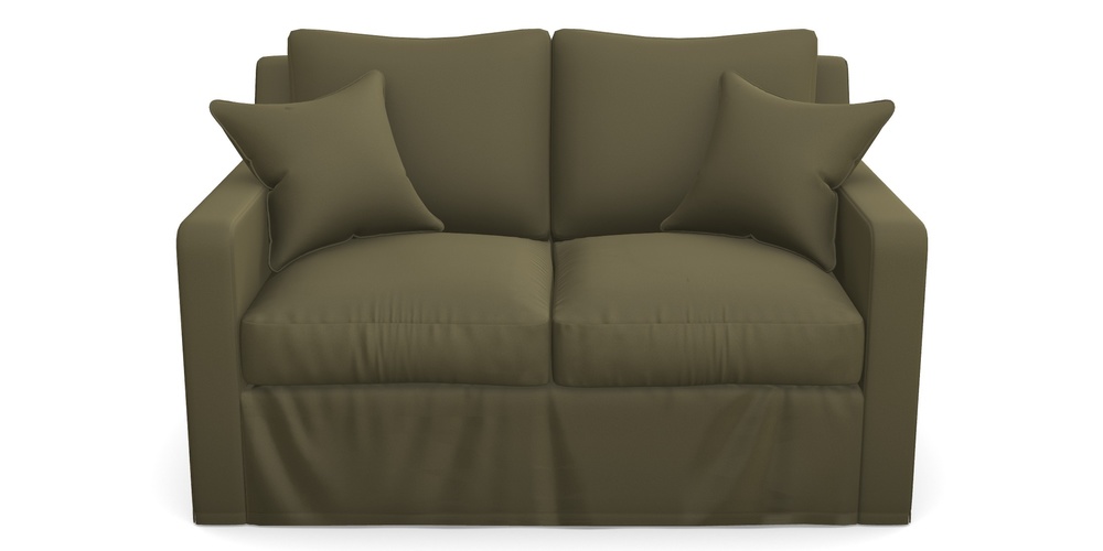 Product photograph of Stopham Sofa Bed 2 Seater Sofa Bed In Clever Glossy Velvet - Sherwood from Sofas and Stuff Limited