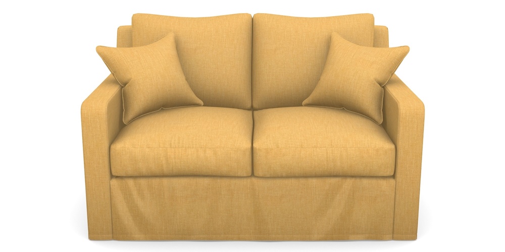 Product photograph of Stopham Sofa Bed 2 Seater Sofa Bed In Clever Cotton Mix - Mustard from Sofas and Stuff Limited