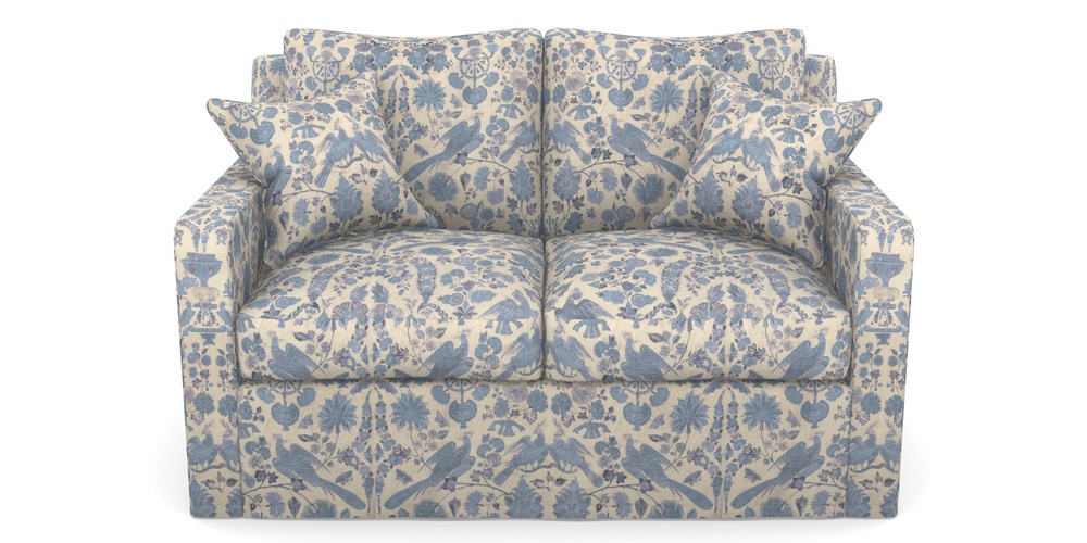 Product photograph of Stopham Sofa Bed 2 Seater Sofa Bed In V A Brompton Collection - Coromandel - Morning Blue from Sofas and Stuff Limited