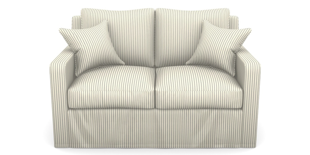 Product photograph of Stopham Sofa Bed 2 Seater Sofa Bed In Cotton Stripe - Airforce from Sofas and Stuff Limited