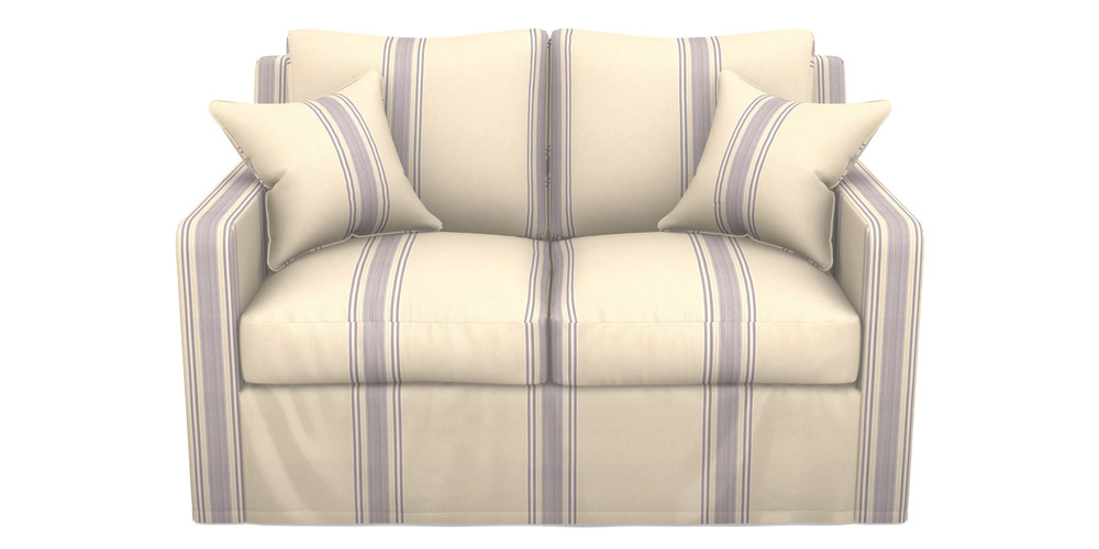 Product photograph of Stopham Sofa Bed 2 Seater Sofa Bed In Cloth 22 - Racing Stripes Cheltenham - Blueberry from Sofas and Stuff Limited