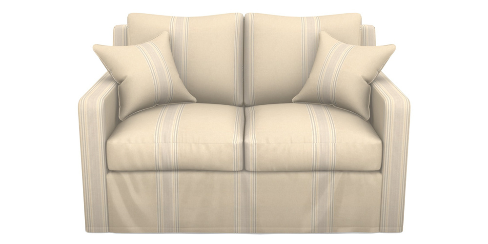 Product photograph of Stopham Sofa Bed 2 Seater Sofa Bed In Cloth 22 - Racing Stripes Cheltenham - Dove from Sofas and Stuff Limited