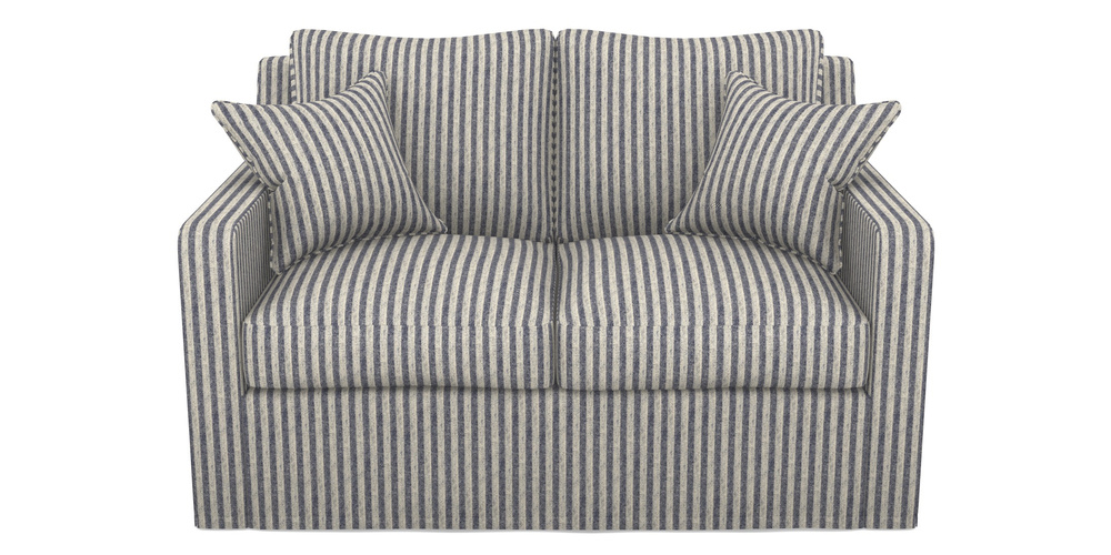 Product photograph of Stopham Sofa Bed 2 Seater Sofa Bed In Cloth 22 - Pinstripe - Deep Water from Sofas and Stuff Limited