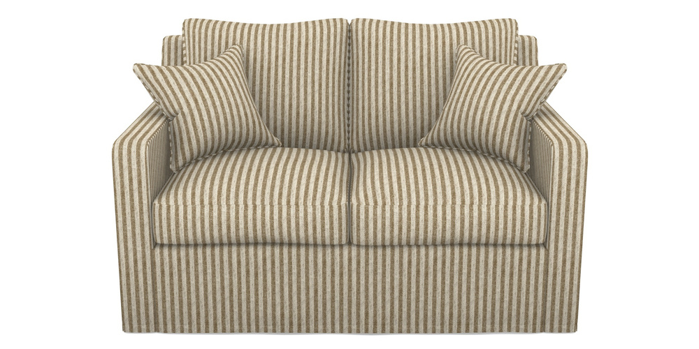 Product photograph of Stopham Sofa Bed 2 Seater Sofa Bed In Cloth 22 - Pinstripe - Fallen Leaf from Sofas and Stuff Limited