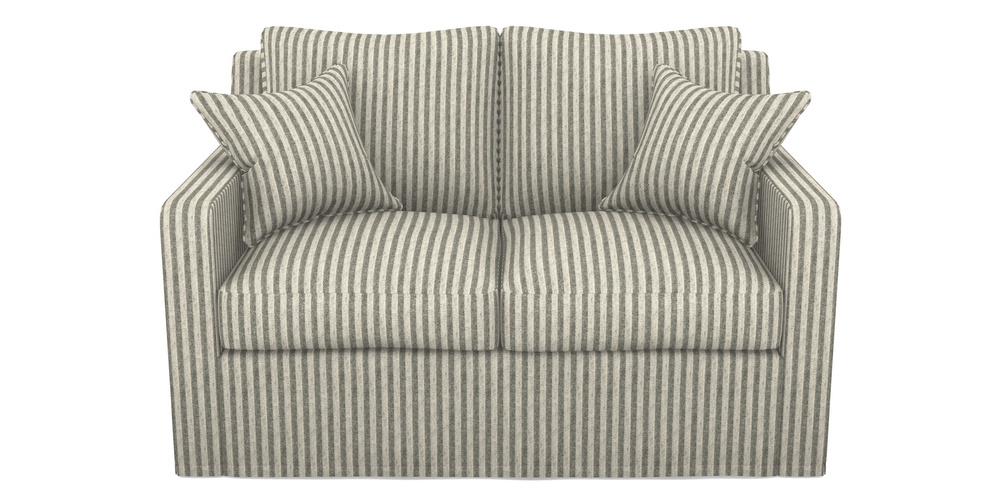 Product photograph of Stopham Sofa Bed 2 Seater Sofa Bed In Cloth 22 - Pinstripe - Seal from Sofas and Stuff Limited