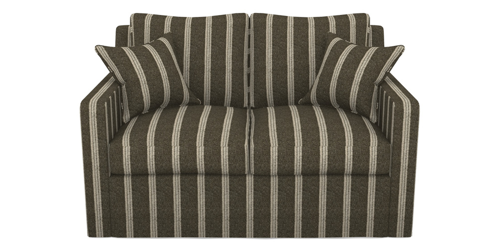 Product photograph of Stopham Sofa Bed 2 Seater Sofa Bed In Cloth 20 - Design 2 - Olive Stripe from Sofas and Stuff Limited