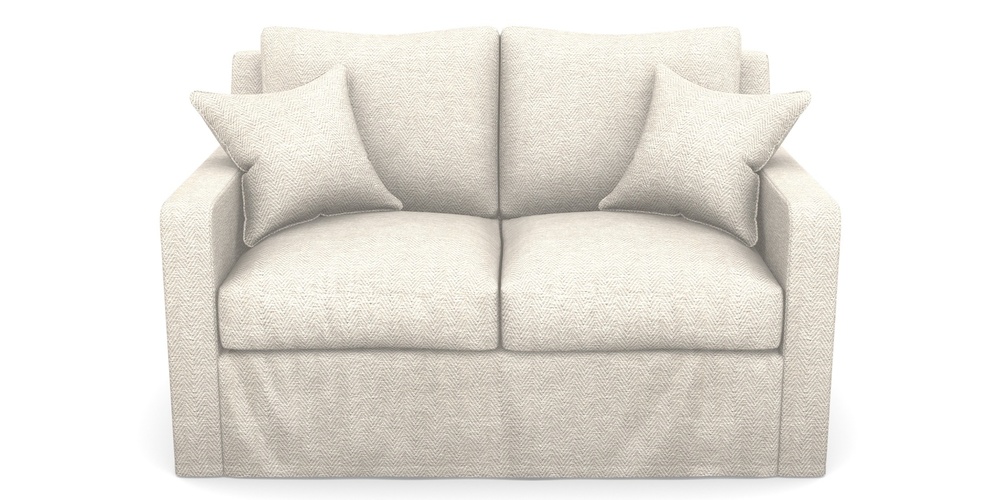 Product photograph of Stopham Sofa Bed 2 Seater Sofa Bed In Dundee Herringbone - Linen from Sofas and Stuff Limited