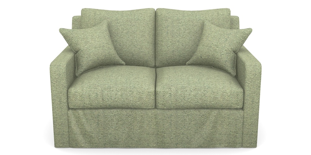 Product photograph of Stopham Sofa Bed 2 Seater Sofa Bed In Dundee Herringbone - Sage from Sofas and Stuff Limited