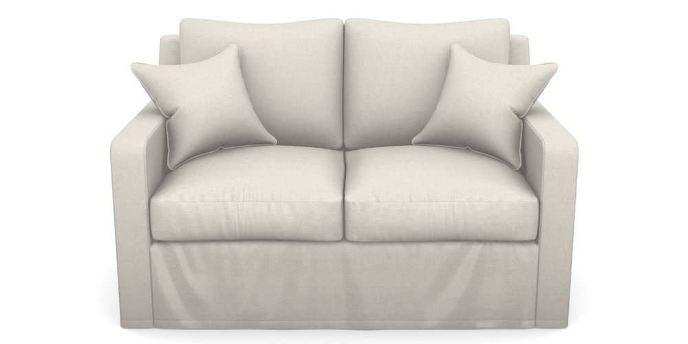 Product photograph of Stopham Sofa Bed 2 Seater Sofa Bed In Easy Clean Plain - Chalk from Sofas and Stuff Limited