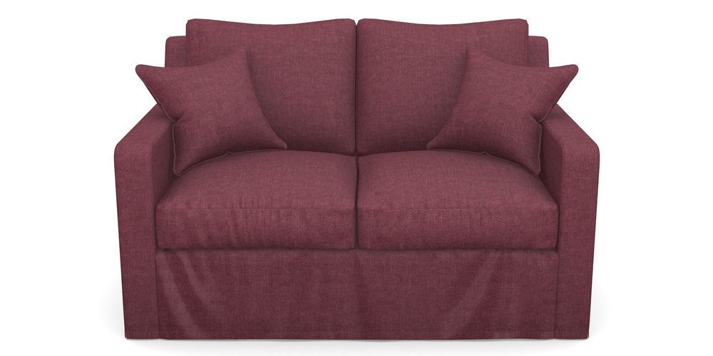 Product photograph of Stopham Sofa Bed 2 Seater Sofa Bed In Easy Clean Plain - Chianti from Sofas and Stuff Limited