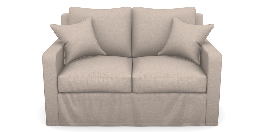 Product photograph of Stopham Sofa Bed 2 Seater Sofa Bed In Easy Clean Plain - Cream from Sofas and Stuff Limited
