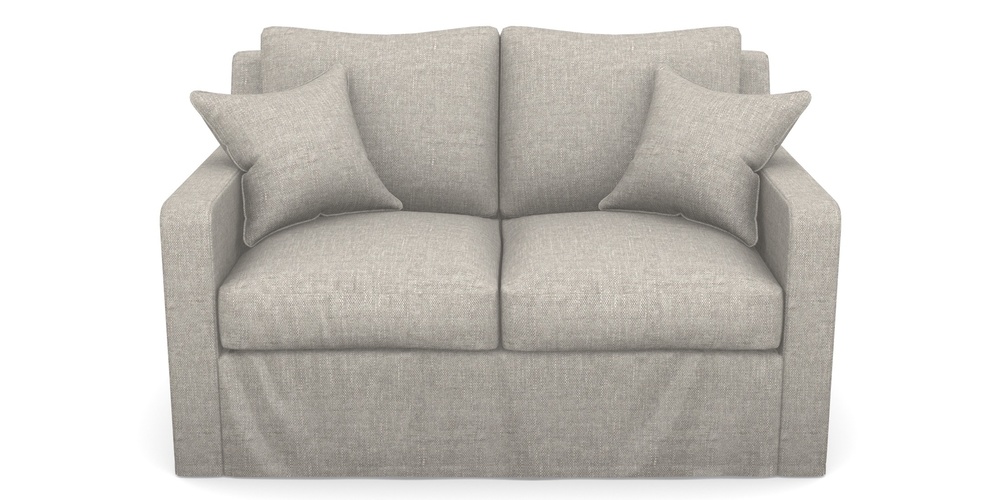 Product photograph of Stopham Sofa Bed 2 Seater Sofa Bed In Easy Clean Plain - Dove from Sofas and Stuff Limited