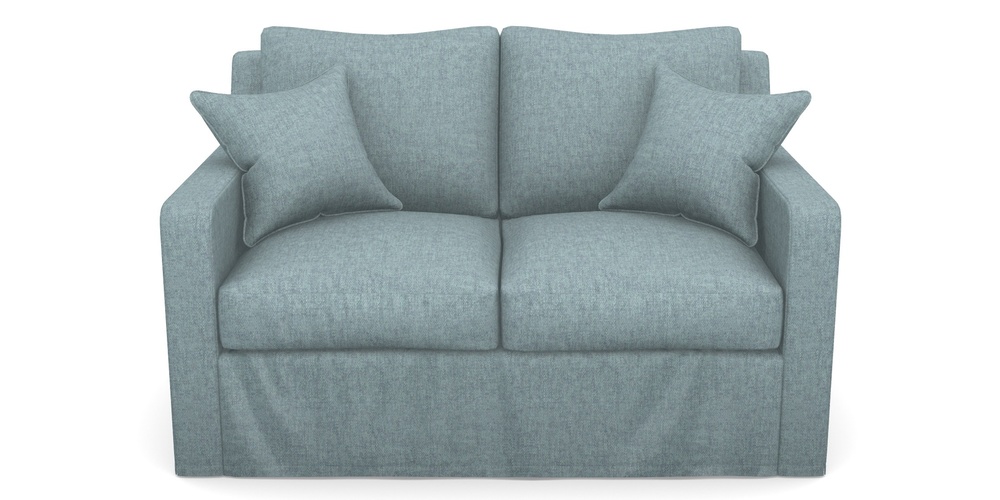 Product photograph of Stopham Sofa Bed 2 Seater Sofa Bed In Easy Clean Plain - Polar from Sofas and Stuff Limited