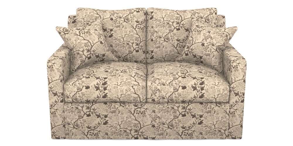 Product photograph of Stopham Sofa Bed 2 Seater Sofa Bed In Rhs Collection - Gertrude Jekyll Linen Cotton Blend - Brown from Sofas and Stuff Limited