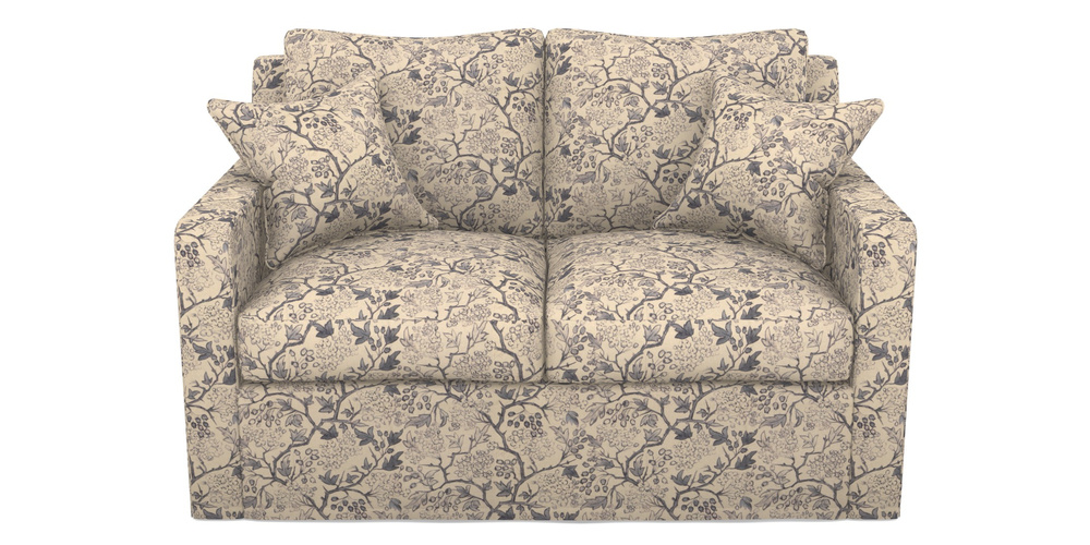 Product photograph of Stopham Sofa Bed 2 Seater Sofa Bed In Rhs Collection - Gertrude Jekyll Linen Cotton Blend - Navy from Sofas and Stuff Limited