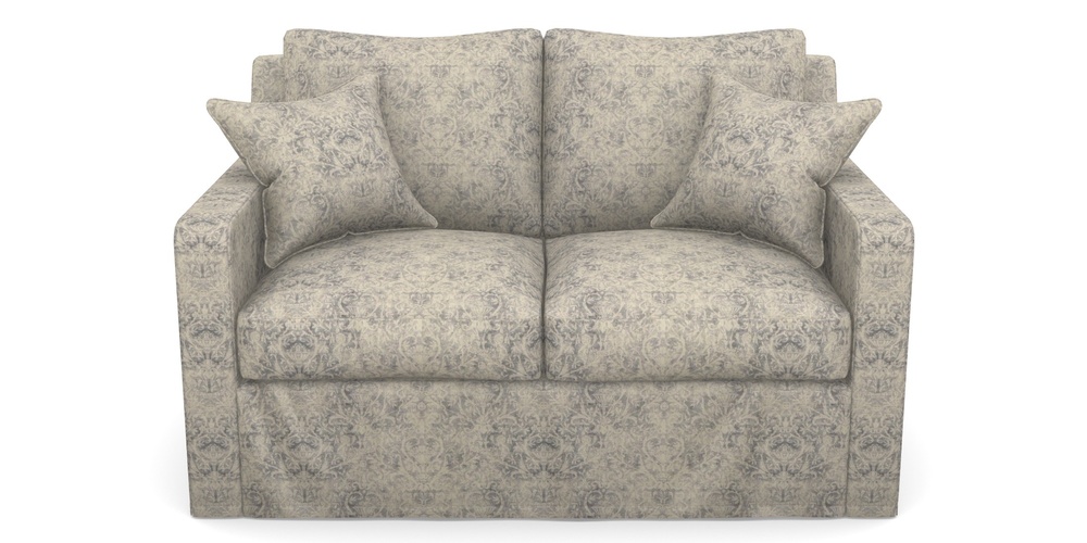 Product photograph of Stopham Sofa Bed 2 Seater Sofa Bed In Grace Linen - Sapphire from Sofas and Stuff Limited